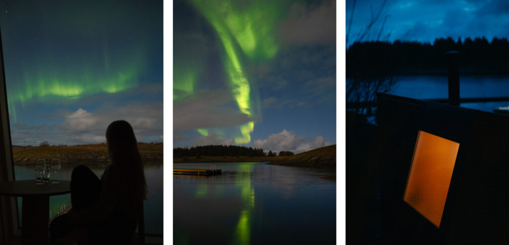 Nordlys og kveldsstemning
