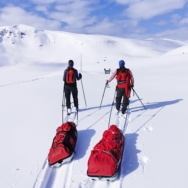 Skitur til Rabothytta på vinteren