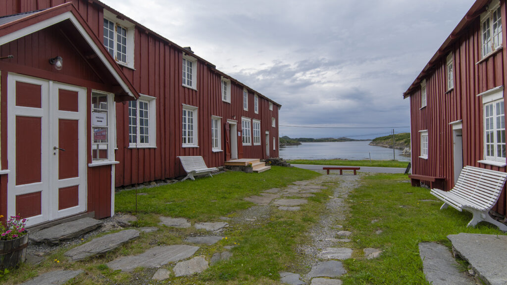 Nordvika gamle handelssted utendørs med utsikt mot havet