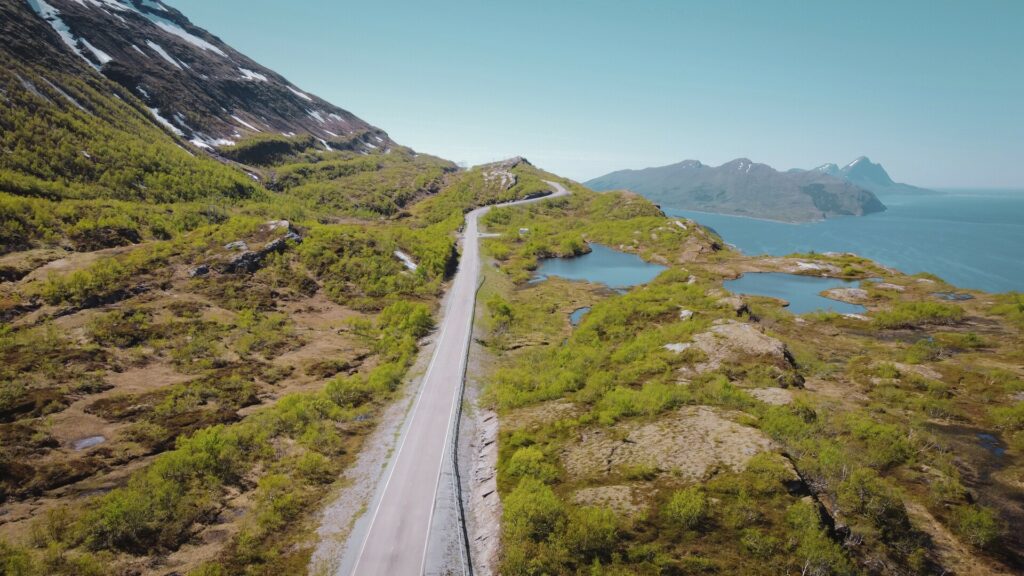 Kystriksveien over Sjonfjellet i Nesna og Rana