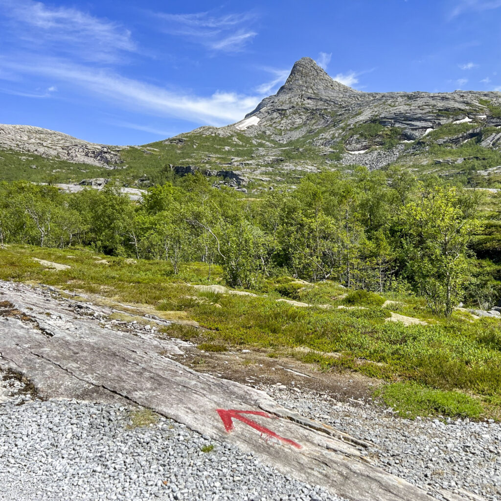 Veien til Smaltinden i Lurøy