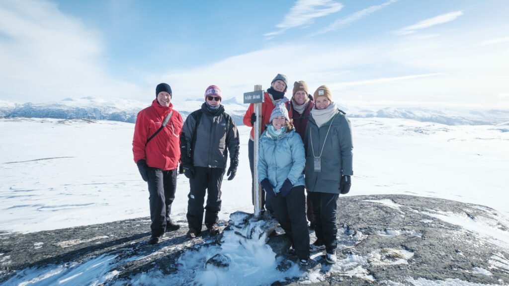 Turoperatører på visningstur på Helgeland på vinteren