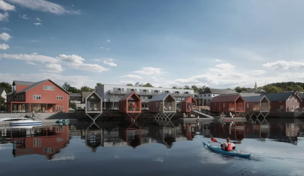 hemnesbergetstudie-illustrasjon-tanken-arkitektur Illustrasjon av reiselivstilbud på Hemnesberget